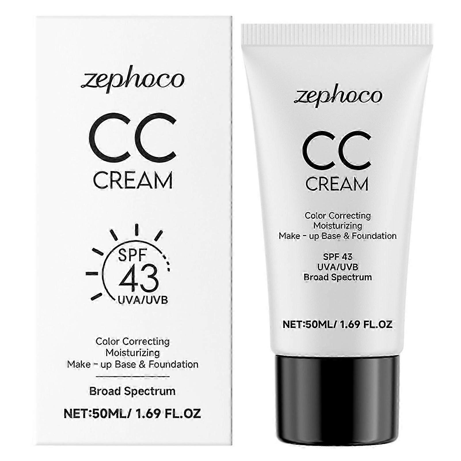suitable for mature skin 50ml cc cream spf43 color correcting moisturizing foundation