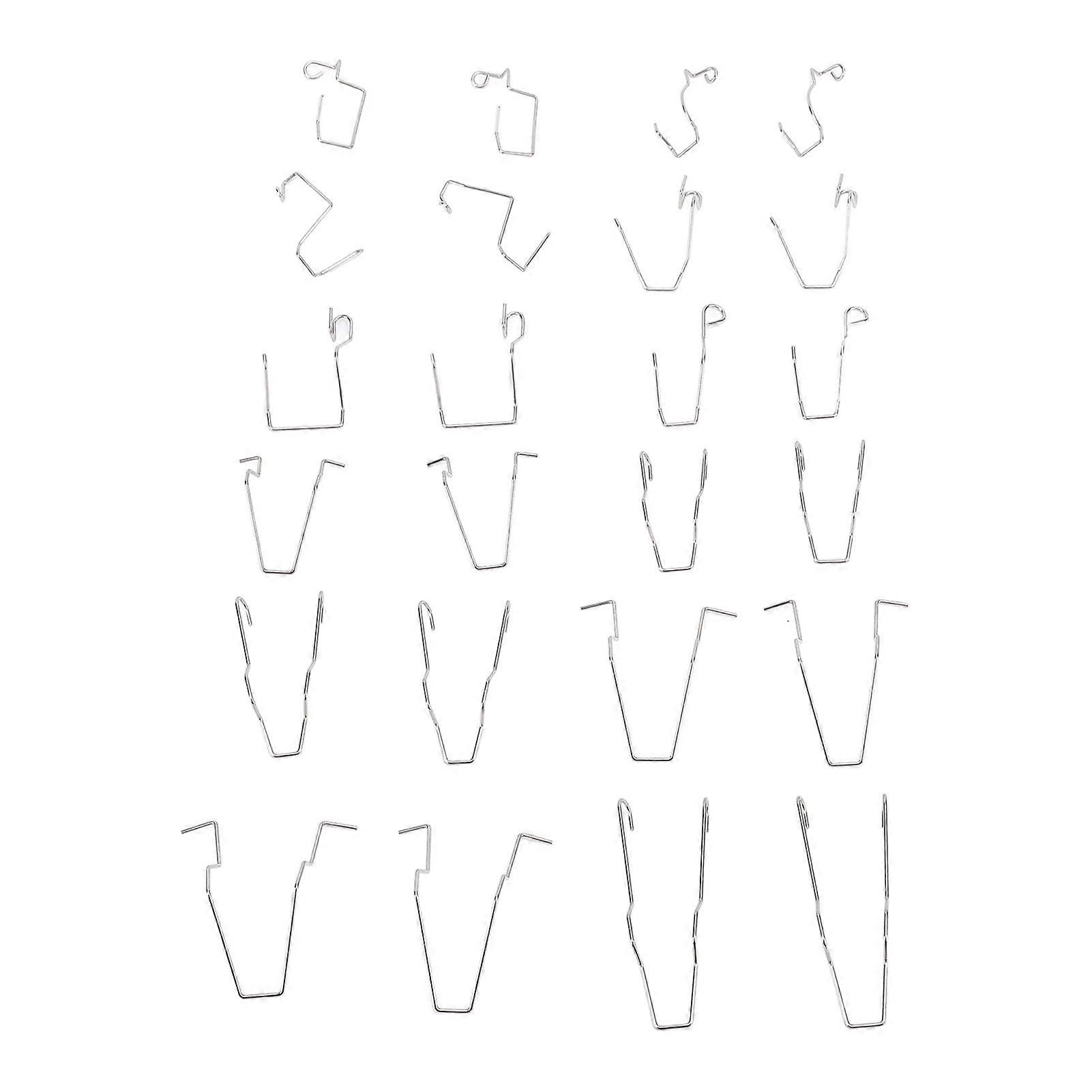 Car Headlight Bulb Retainer Spring Clips 24 Pcs Universal Fit For H1 H3 H4 H7 Bulbs 4 Types 3 Sizes
