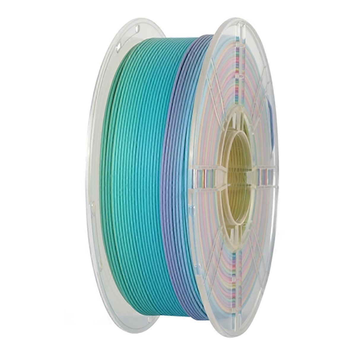 Matte PLA Rainbow Filament 1.75mm 1kg New Multicolor Gradient 3D Printer Filament Low Gloss PLA Color Change