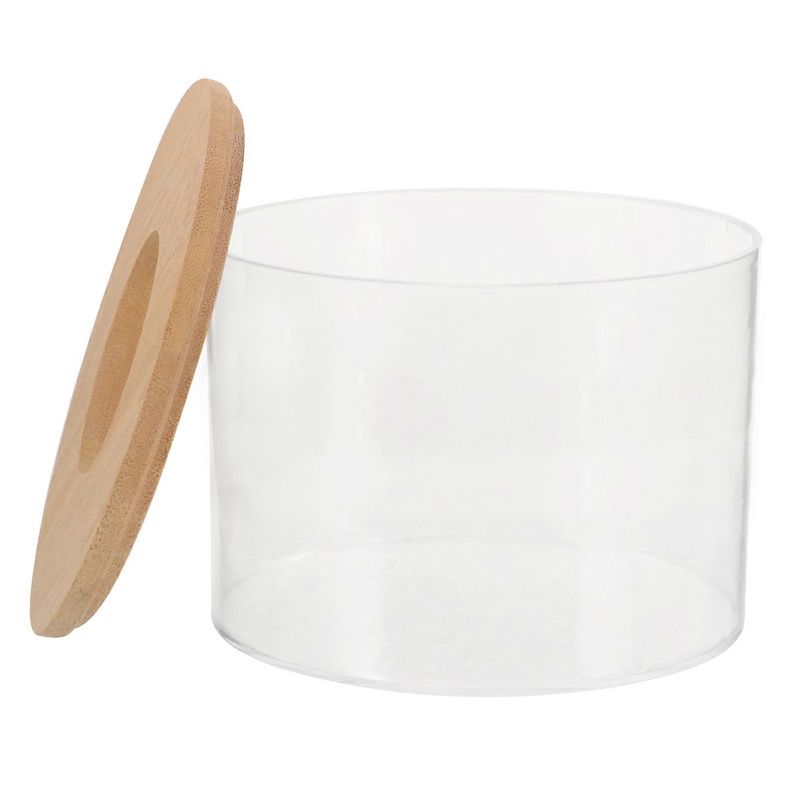 Transparent Acrylic Hamster Sand Bath Box for Small Pets Storage and Bathing 6 x 4 inches