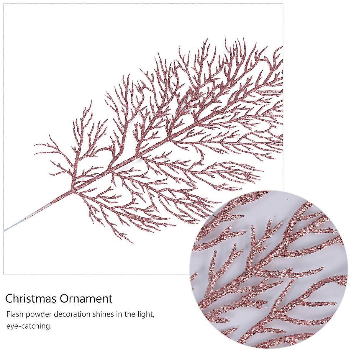 12pcs Artificial Leaves Christmas Decor Creative Imitation Holiday Photo Props for Window Display, Delicate Design for Home and Event Decoration