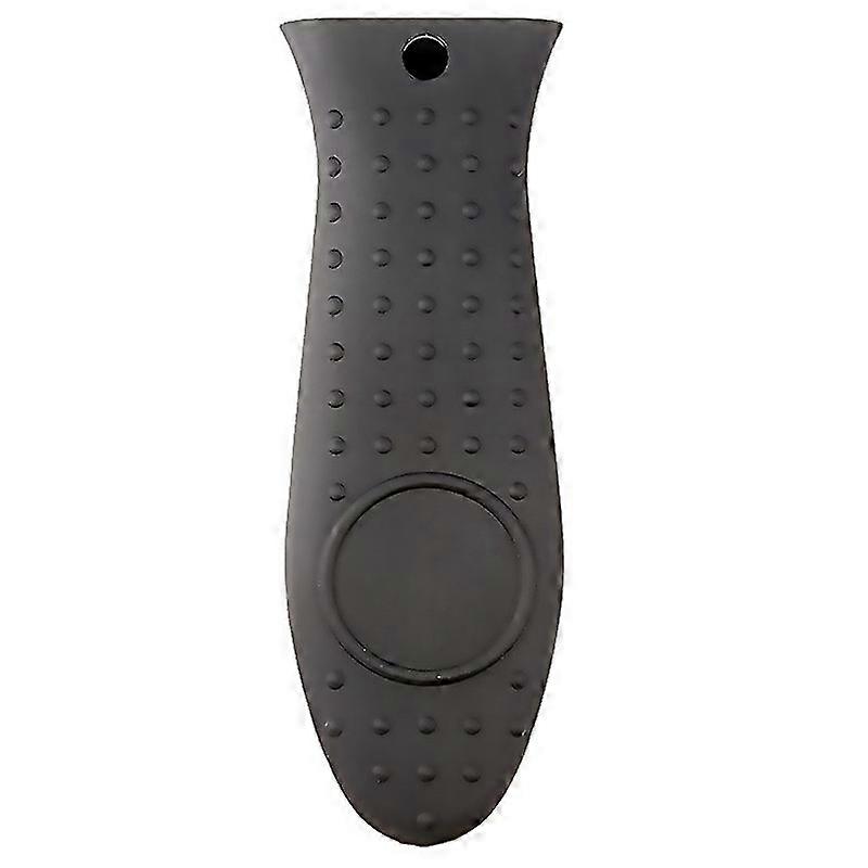 For Silicone Hot Skillet Handle Cover Holder Black