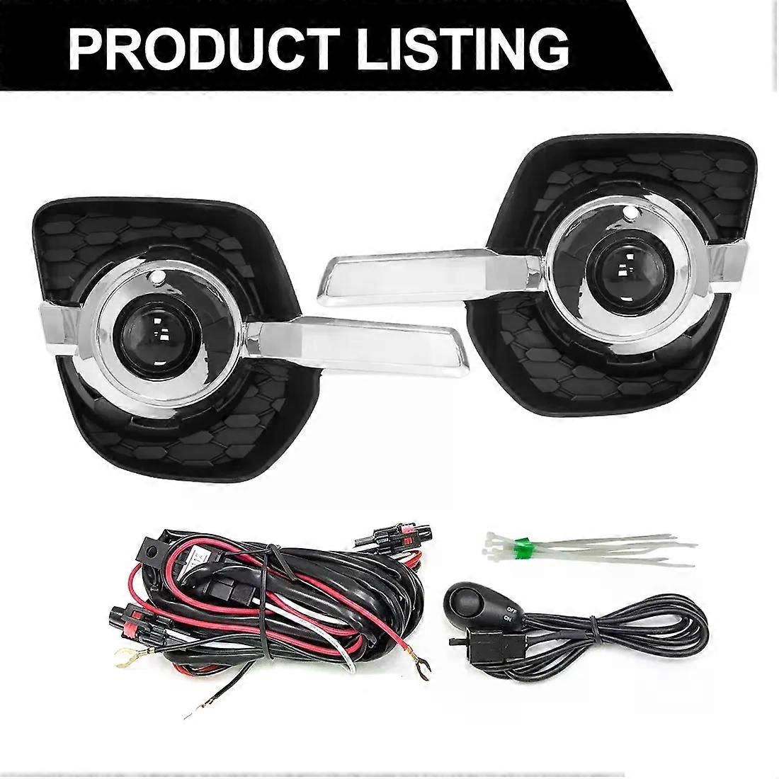 Apply For Chevrolet Equinox 2010 2011 2012 2013 2014 2015 Car Fog Lamps Daytime Running Lights DRL Front Bumper Daylights Halogen 12V