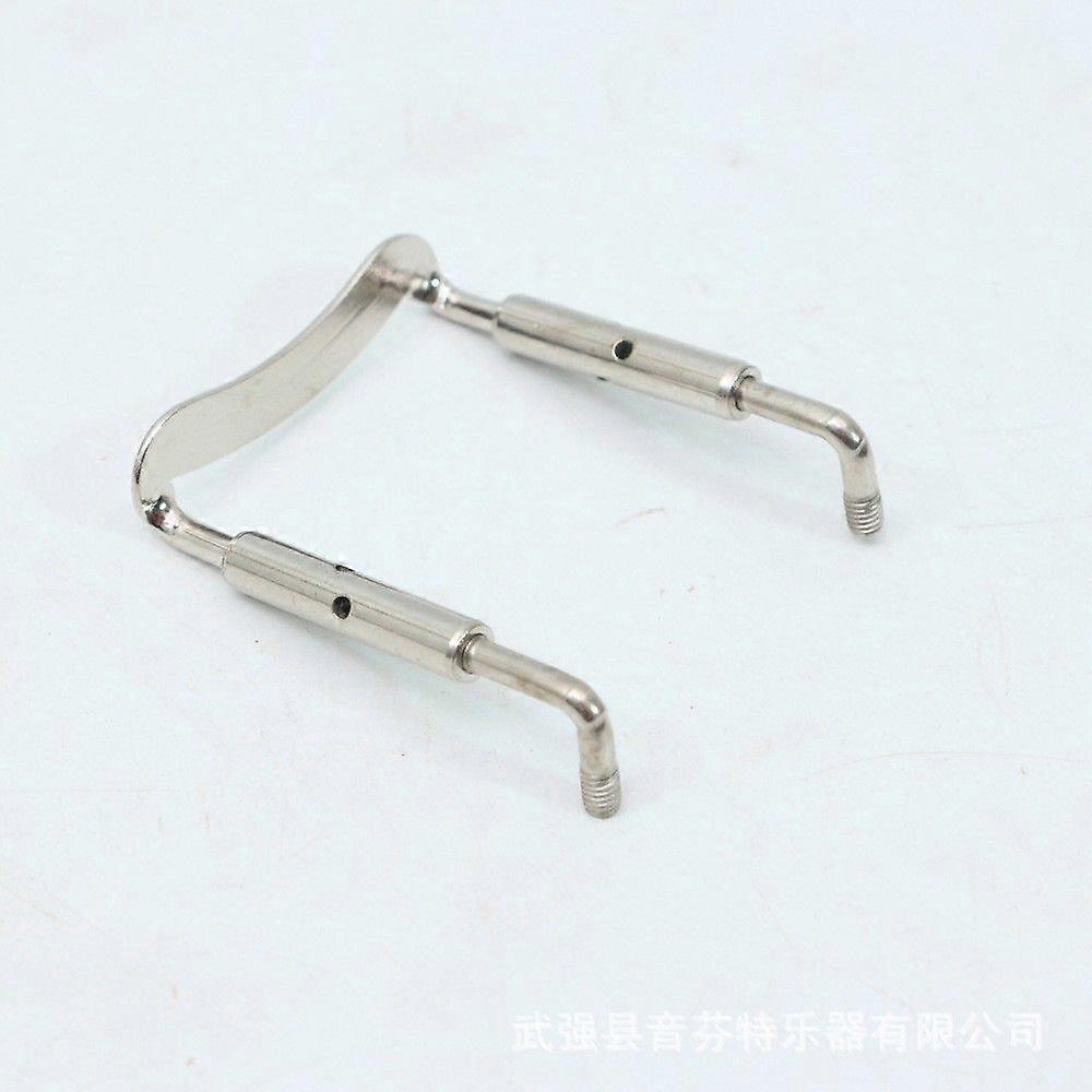 Viola Chin Rest Screws Chin Rest Clamp for Viola Violin Sturdy Fiddle Accessories for Secure Installation DIY Instrument Parts Silver