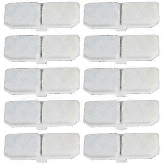 10PCS Cat Water Fountain Filter Pet Water Fountain Replacement Filter Elements Water Dispenser Activ