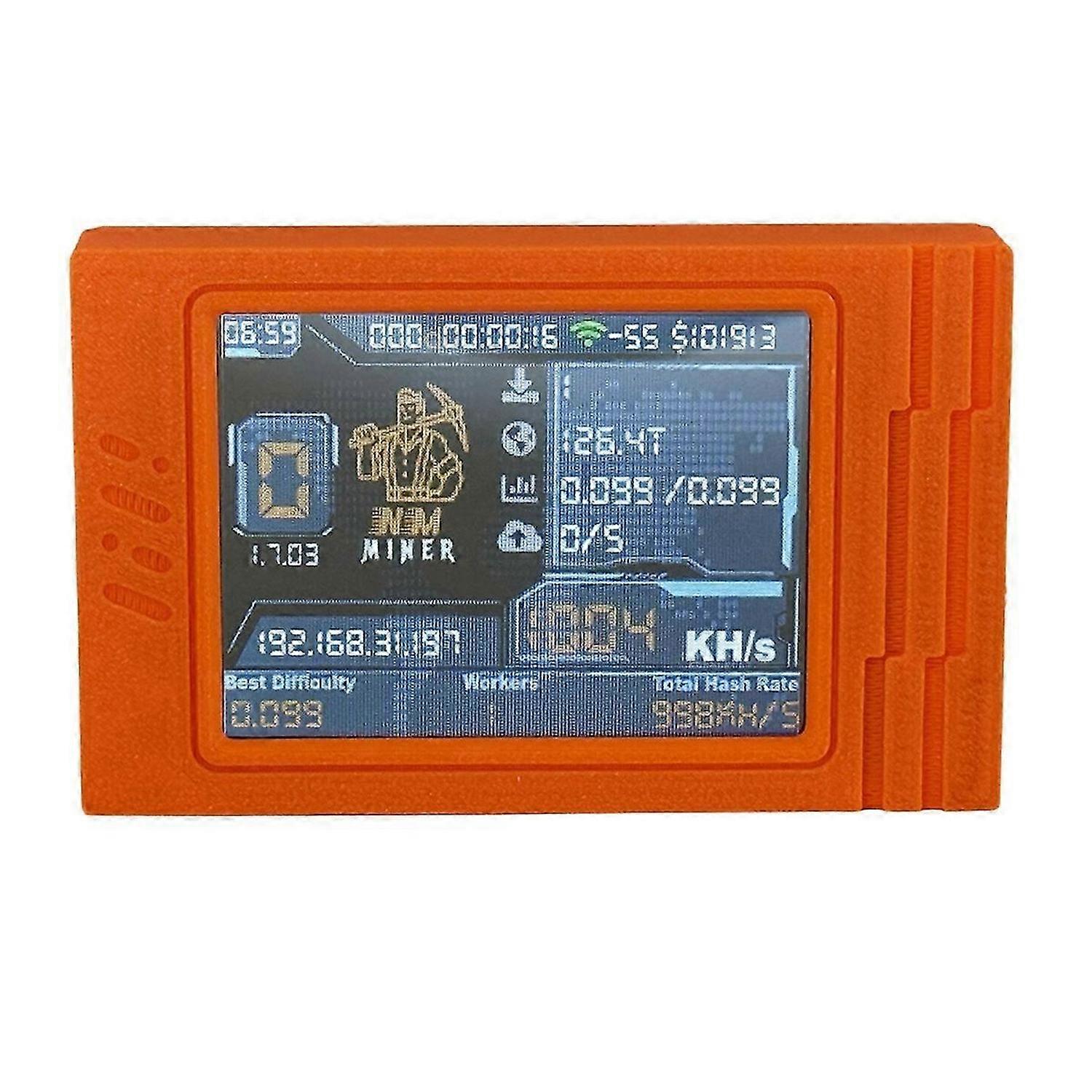 NerdMiner V2 MAX BTC Solo Miner 1050KH/S Crypto Nerdminer 2.8 Inch Smart Display Miner Win 3.125 BTC
