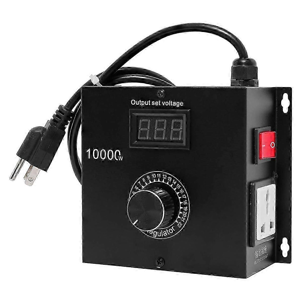 10000W SCR AC Variable Speed Controller, Fan and Motor Speed Control 120V-220V AC, 22A, Ideal for E