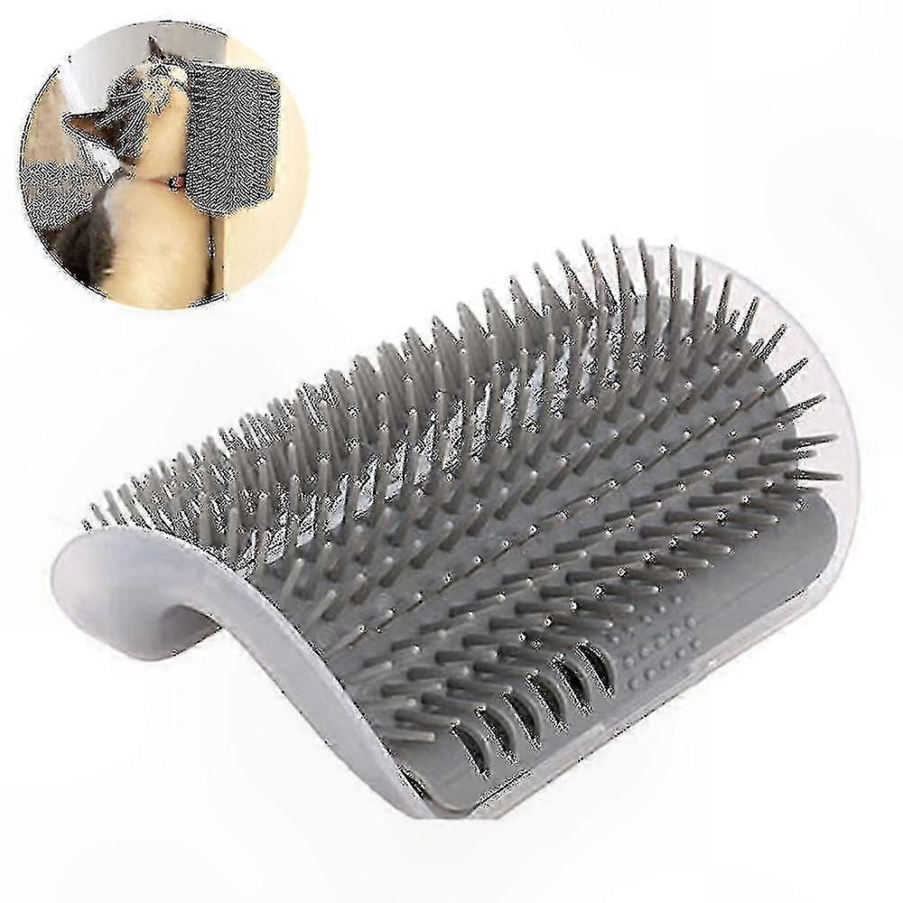 Cat Face Corner Scratcher for Wall Mount Grooming Use