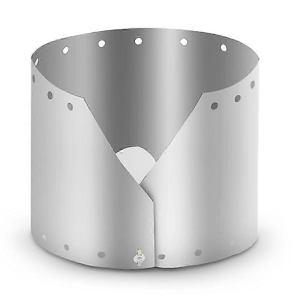 Ultralight Ultra-thin Titanium Outdoor Camping Stove Wind Shield Screen Windproof Plate