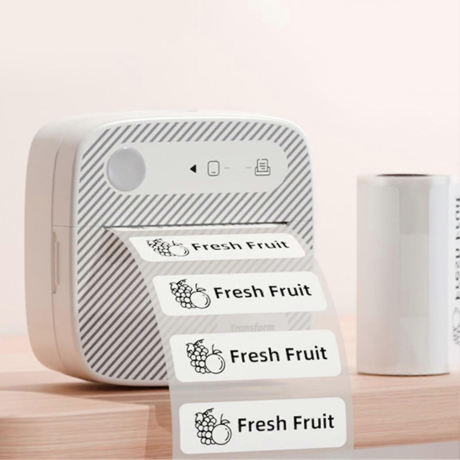 Portable Bluetooth Thermal Sticker Printer 57mm, 1200mAh Battery