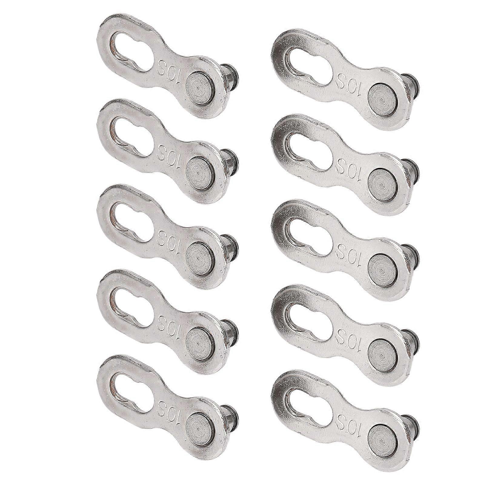 CANSUCC 5 Pair/set Bicycle Chain Link Connector Joints Durable Bike Chain Quick Release Buckle10S