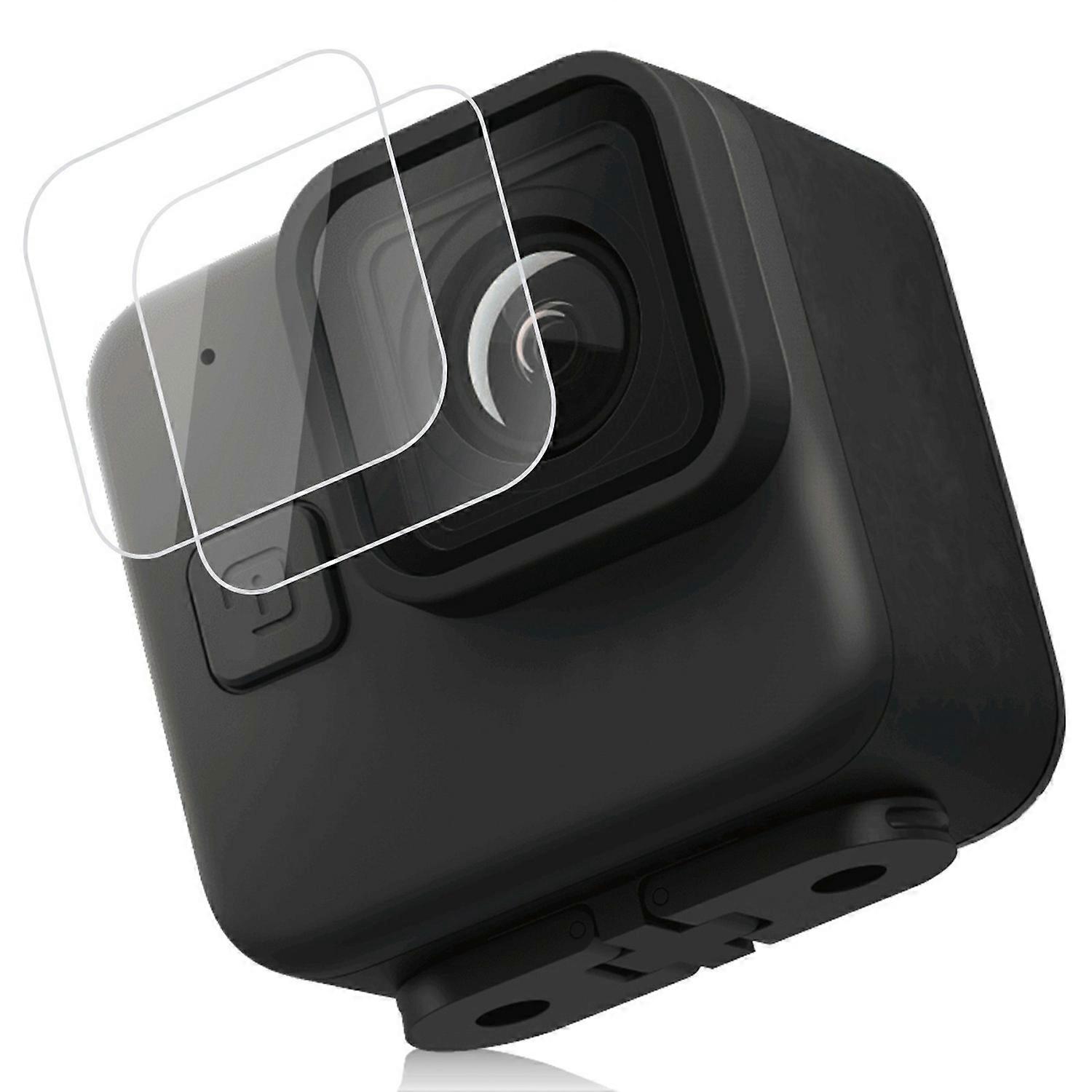PULUZ PU918T 2Pcs for GoPro Hero 11 Mini Lens Protector Anti Scratch Shatterproof Tempered Glass Fil