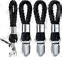 Zeynomax - Towel clips set of 4 for towels - hanging towels - black towel clips