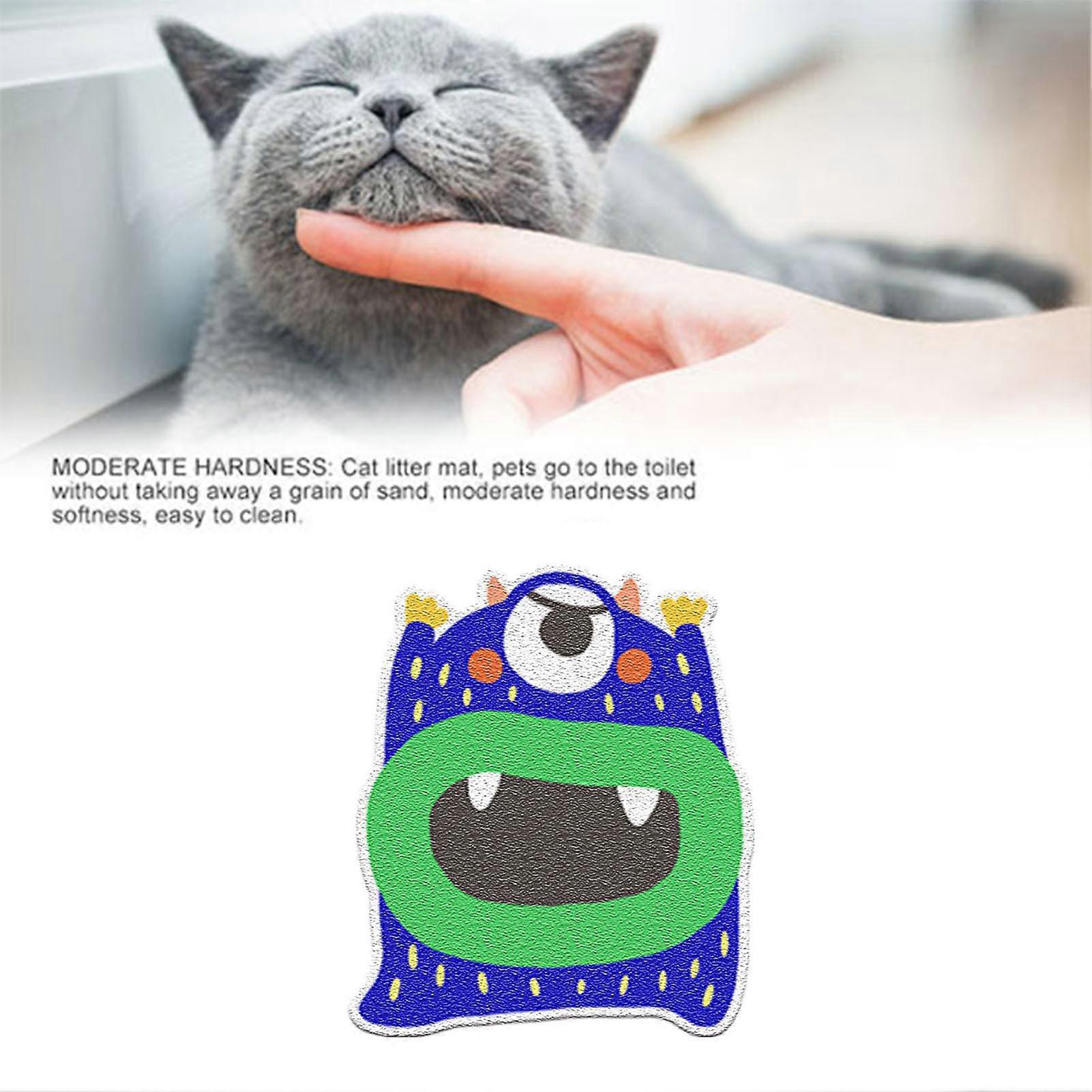 Cat Litter Mat Grape Shape Soft Non-Slip Plastic Trapping Pad