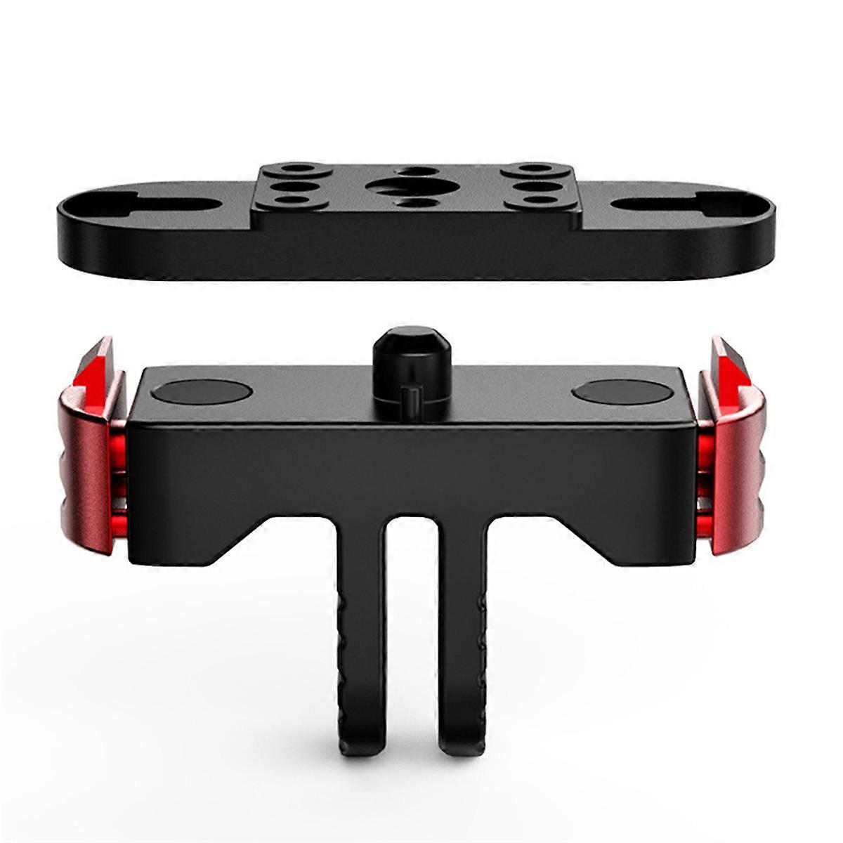 2 Claw Quick Release Base Mount 1/4 Magnetic Adapter for 13/12/11/10/9/8 Action Camera Tripod Adapter Holder