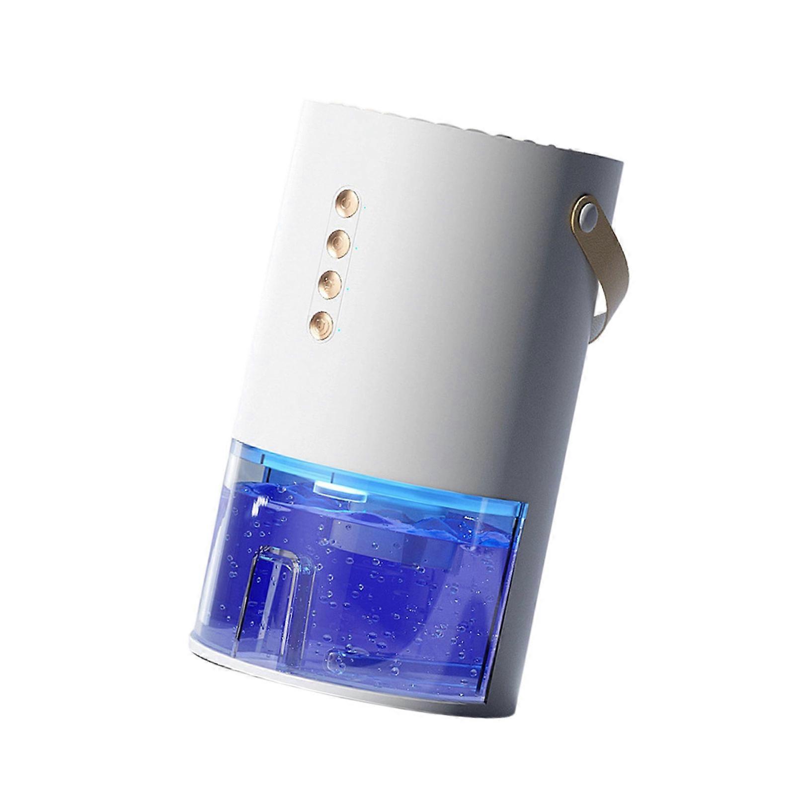 Portable Dehumidifier For Home Bedroom Basement Humidity Control Quiet Dehumidifier with Relaxing Colorful Light  White