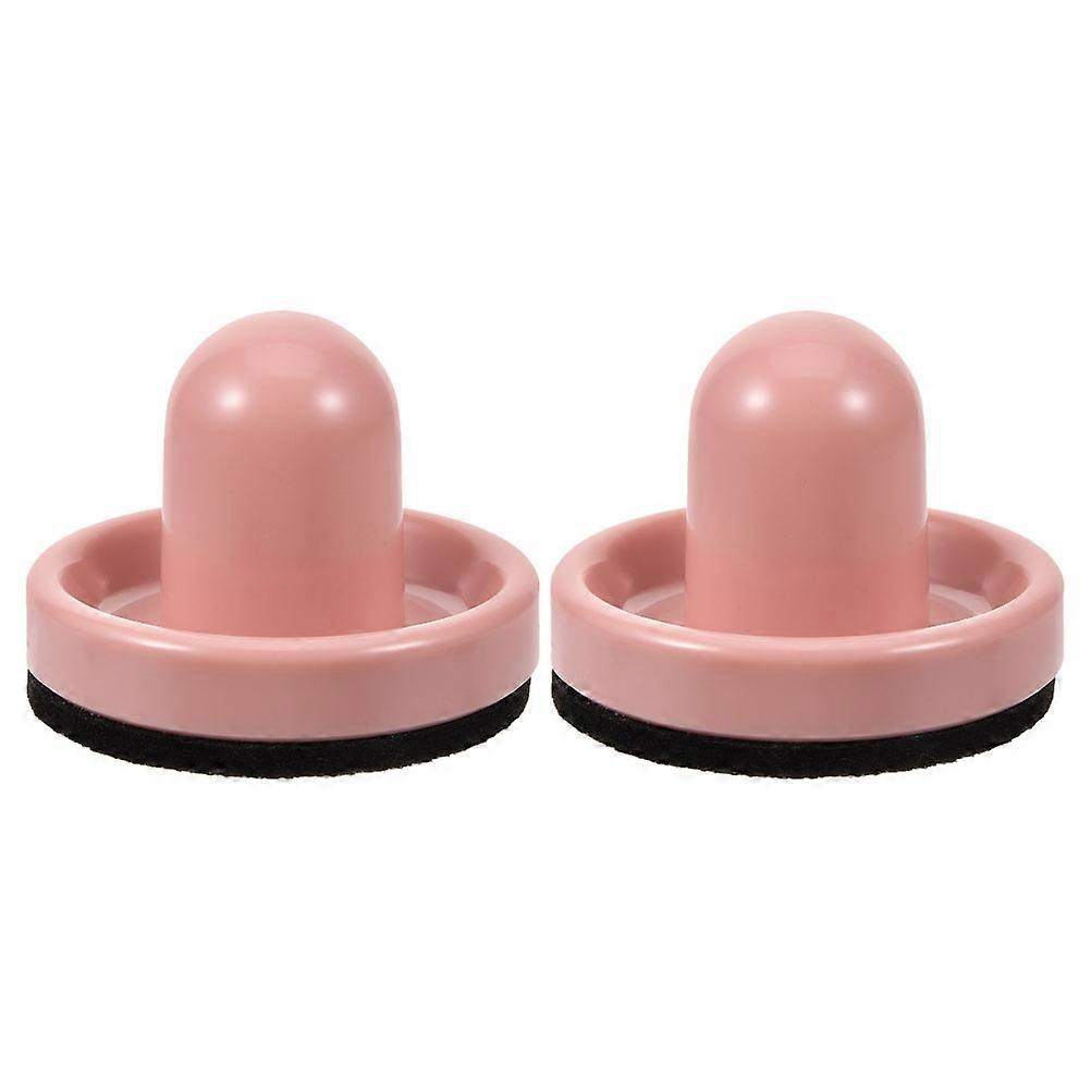 Air Hockey Game Accessories Round Shape For Game Rooms Enhanced Sliding Speed 2Pcs