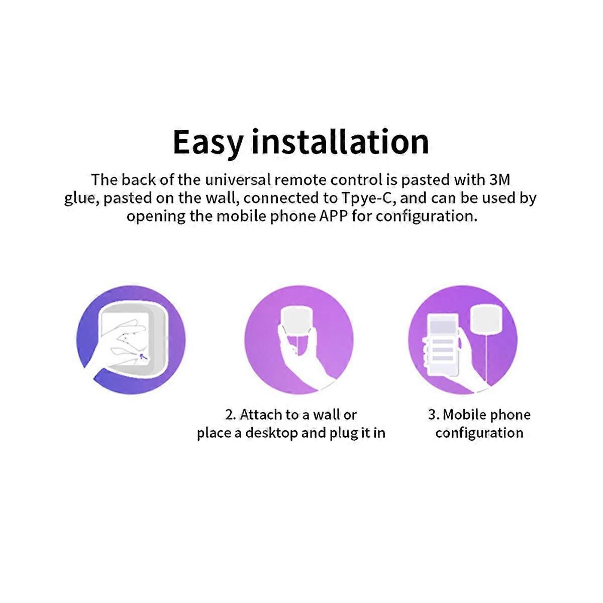 Tuya Smart Radio Frequency Atmosphere Light Remote Controller