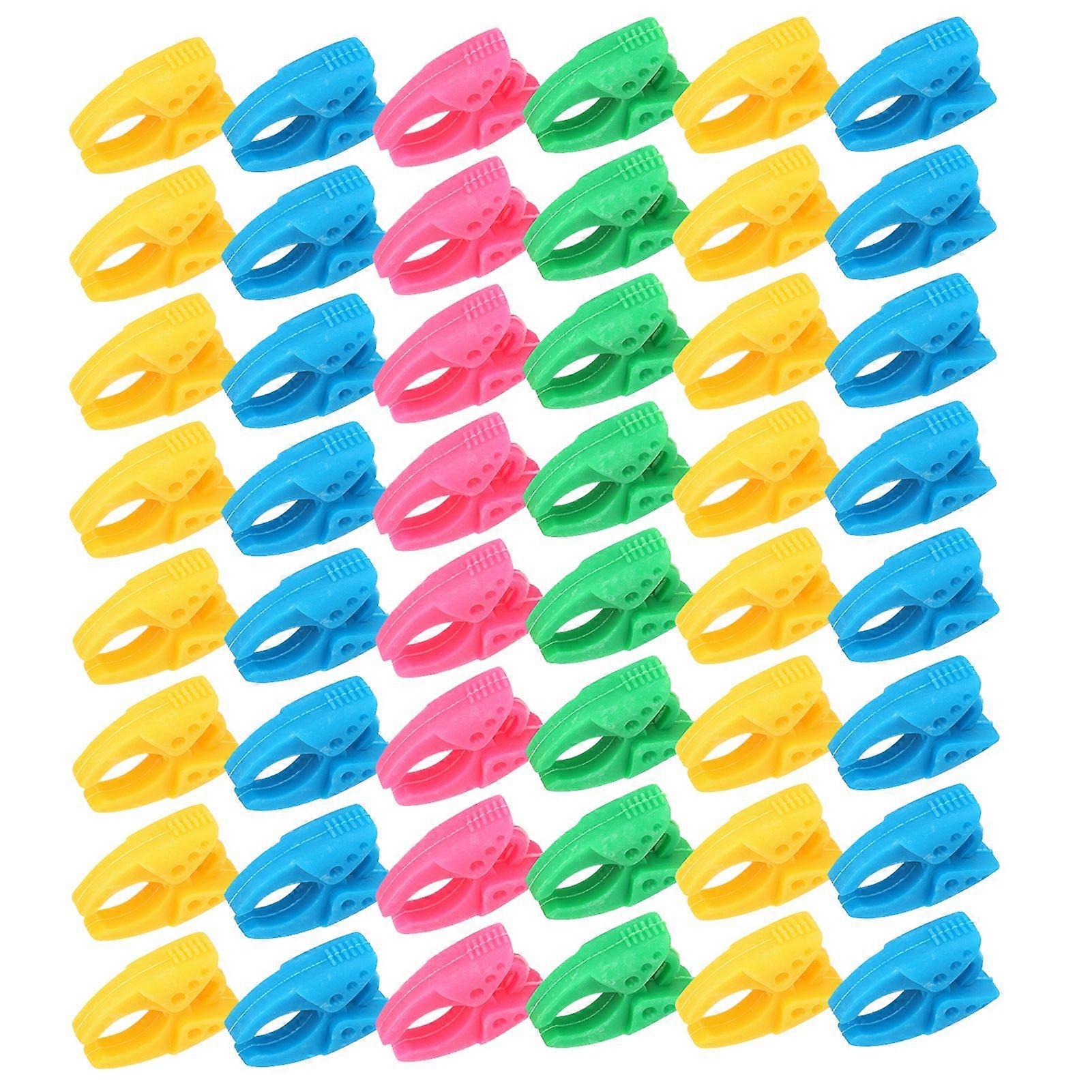 48 Pcs Silicone Bobbin Thread Clips Sewing Accessories