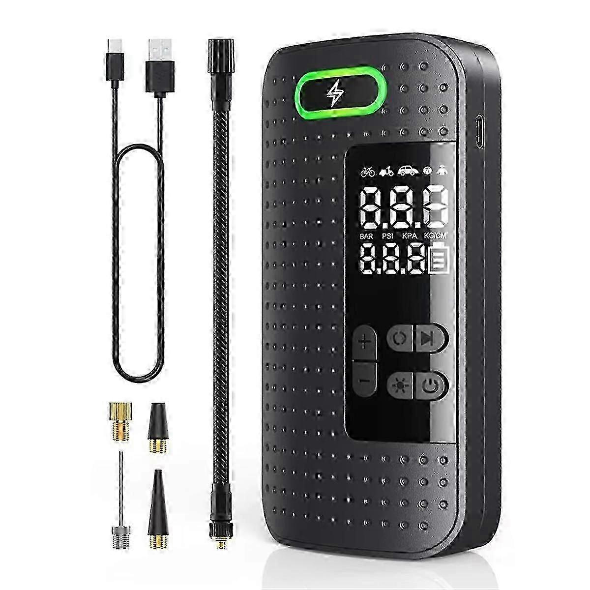 Car Air Pump - Wireless Tire Inflator Pump with Electrical Function for Auto Use Myi