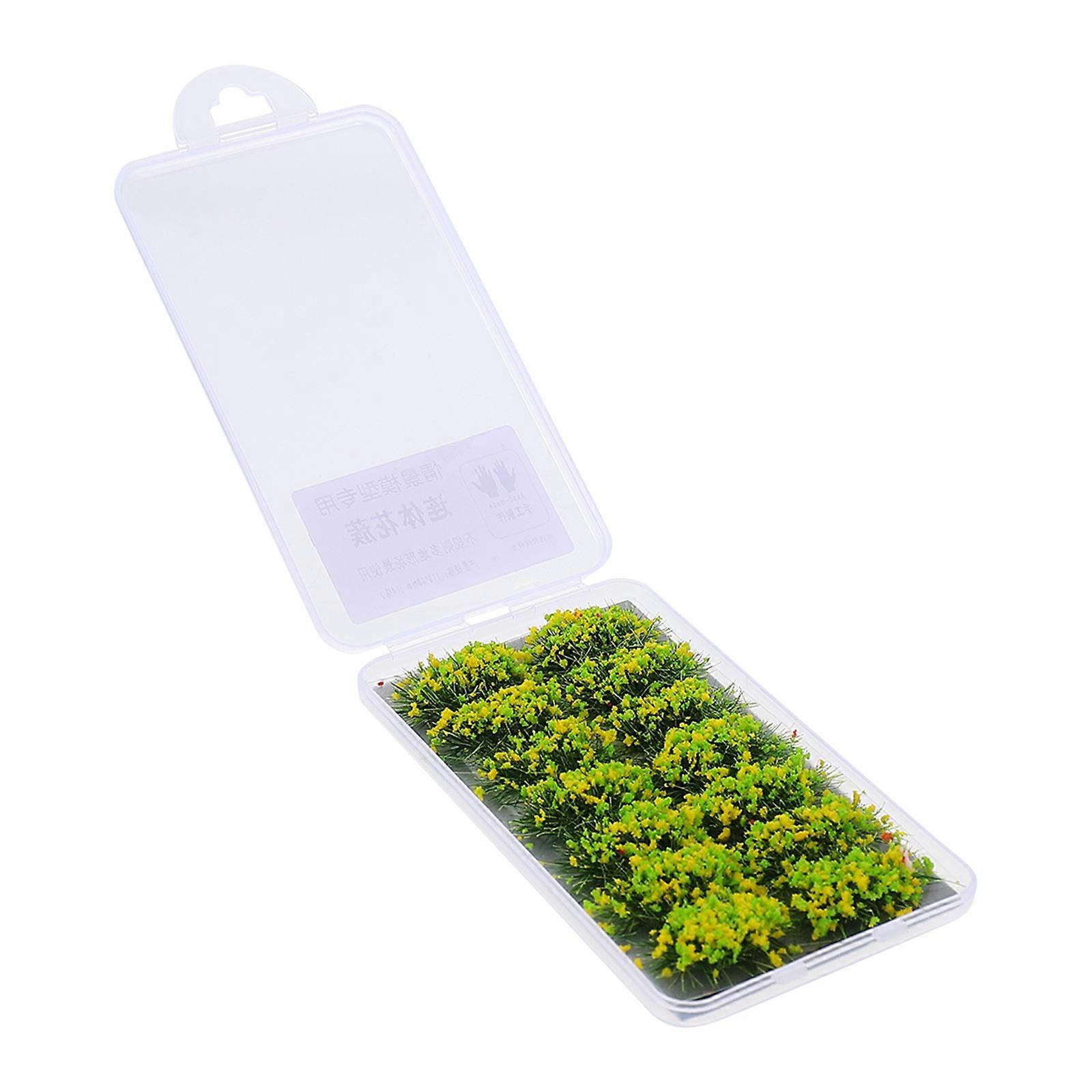 Flower Cluster Decor Resin Decoration for 2 Boxes Yellow Mini Craft