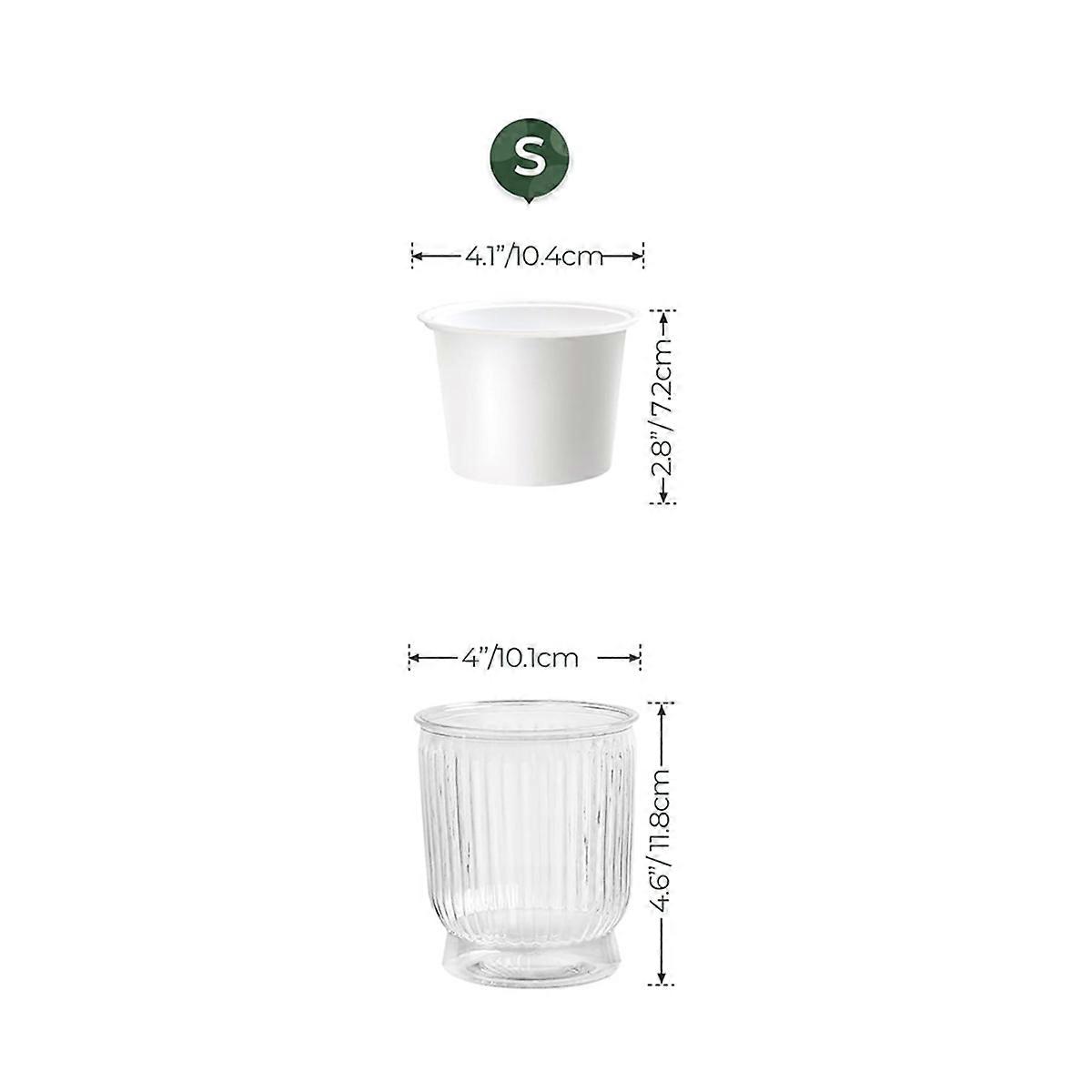 Self Watering Plant Pots, 4In Small Plant Pots, Self Watering Planter