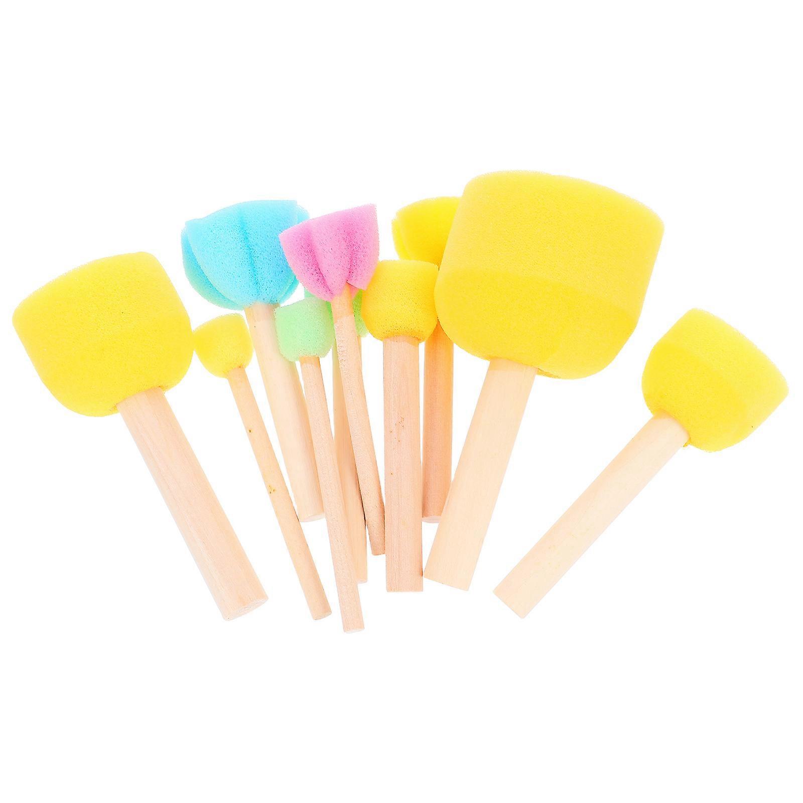 DIY Art Tools Sponge Stamps for Painting 4Sets Assorted Color Supplies