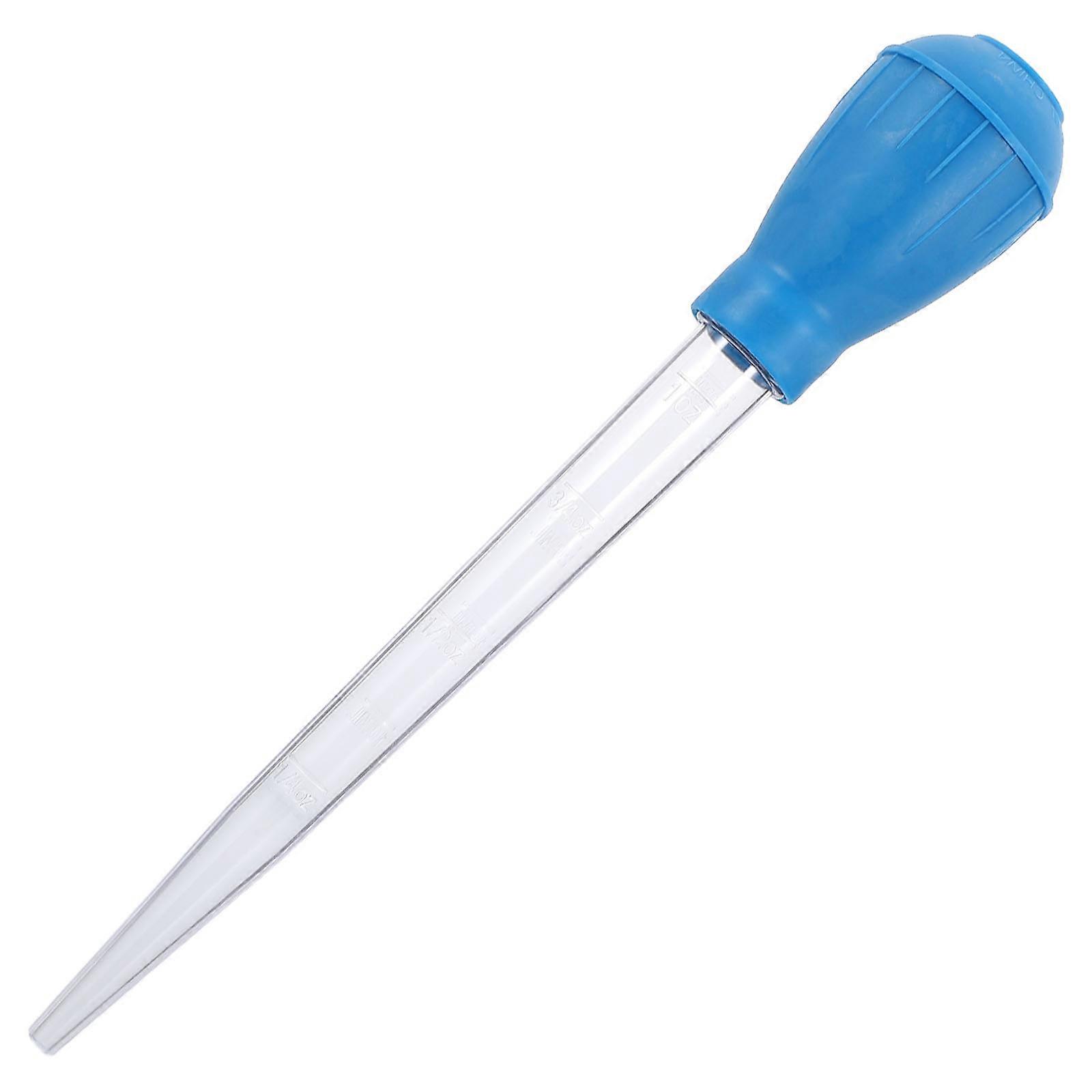 Sky-Blue Aquarium Pipette Tool 3Pcs Betta Fish Tank Waste Remover Aquarium Enthusiasts Cylindrical Cleaning