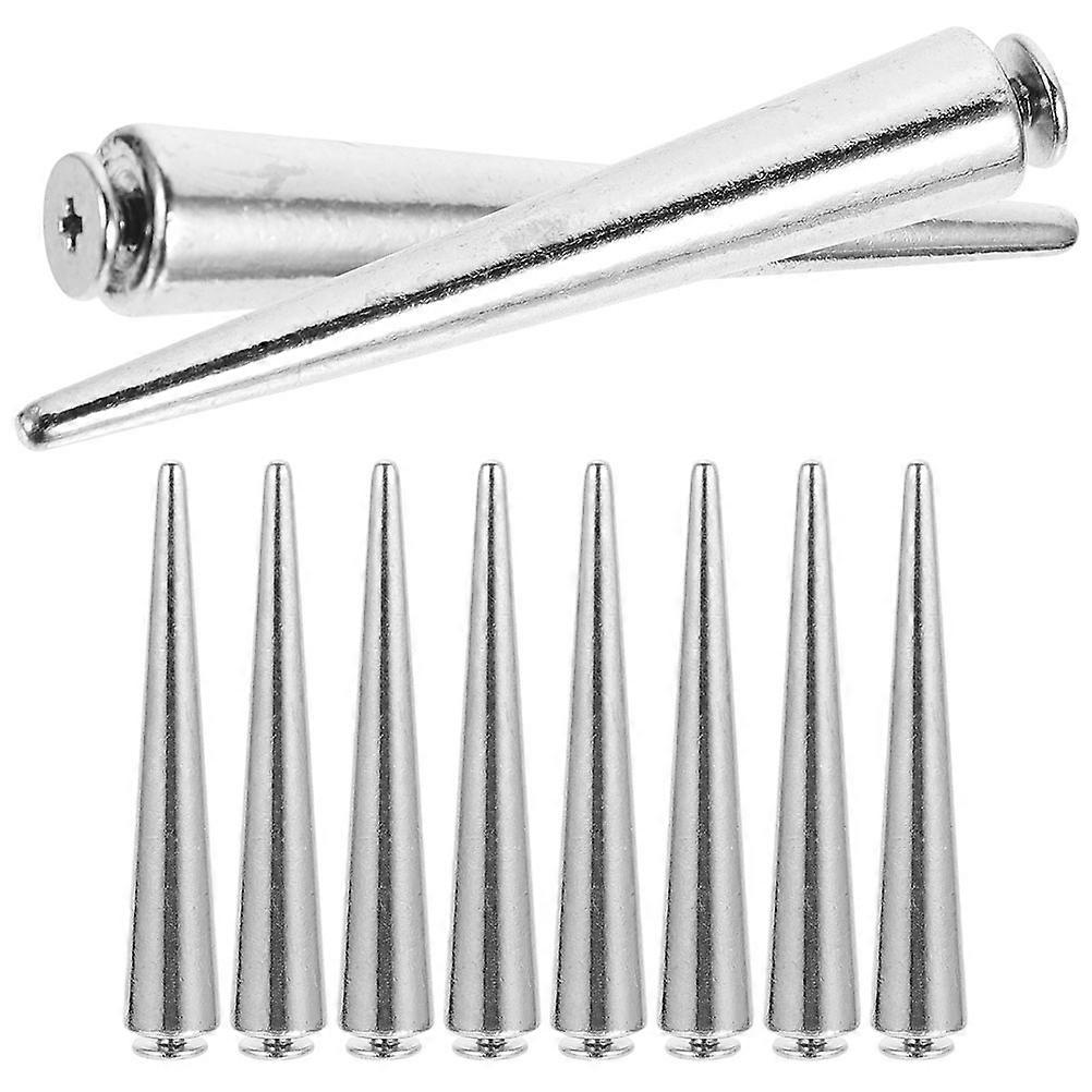 Decorative Rivets Metal Studs 20 Pcs Unique Punk Accessories For Crafting DIY Projects Clothing And Shoes