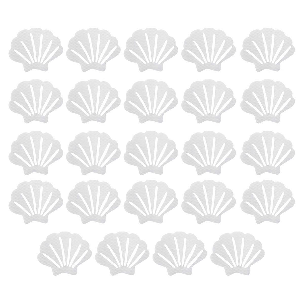 Shell Shape Bathroom Antislip Stickers for Bath Safety with 72Pcs