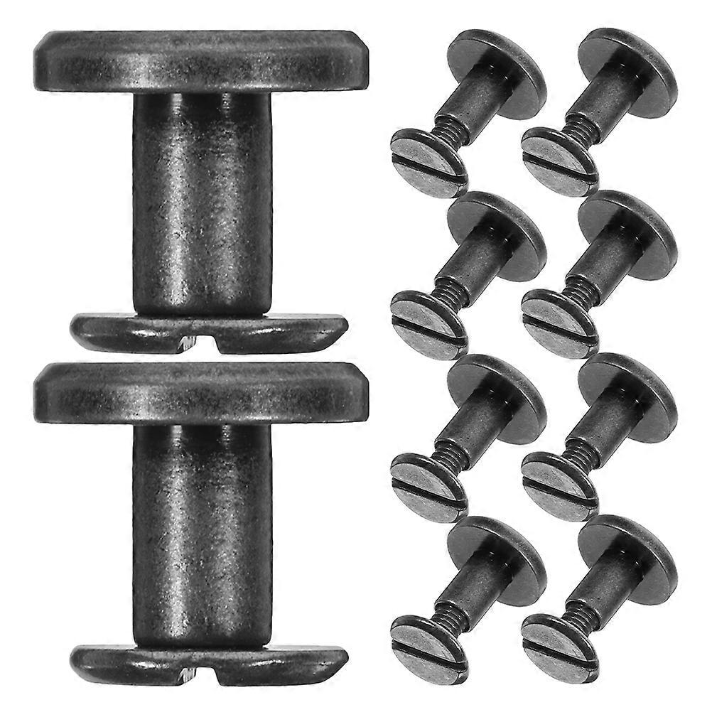 30 Pcs Rivet Installation Kit Flat Head Nail Rivets For Book Binding Crafters Crafting Zinc Alloy
