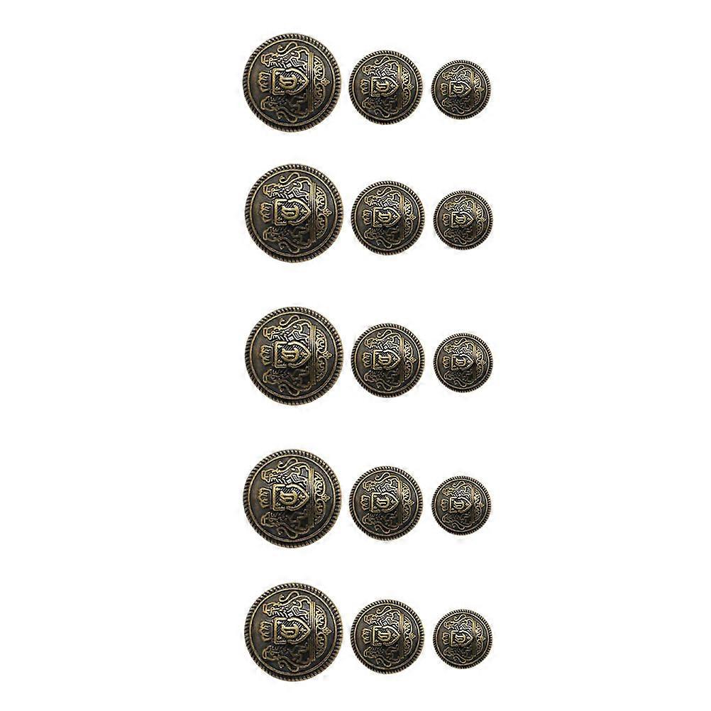 Elegant 30Pcs Round Button Set For Overcoat Designed For Handicraft Enthusiasts Featuring Unique Retro Style