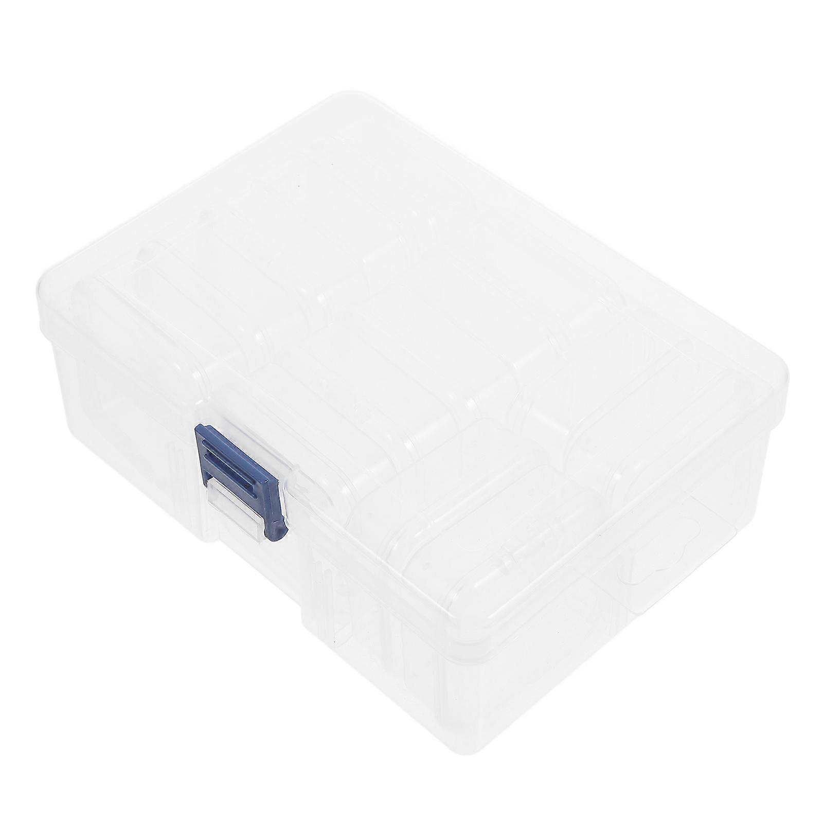 Earplug Storage Box Transparent Small Organizer Boxes for Accessories 4Sets