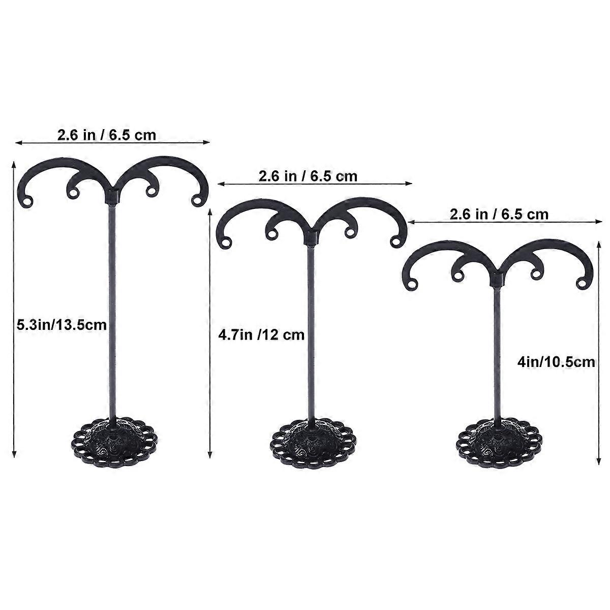 Jewelry Holder for Store Earring Display 6Pcs Mini T Shape Rack