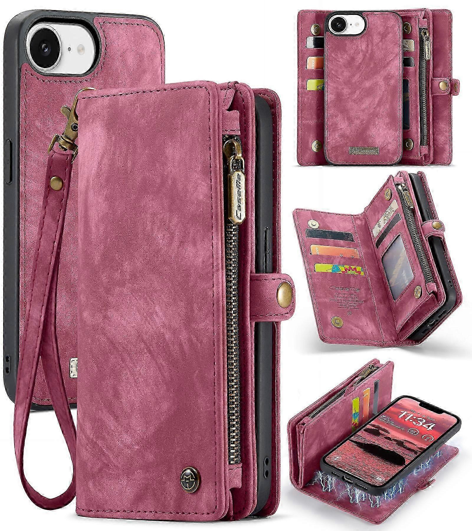 CaseMe 008 Detachable Multifunctional Leather Phone Case