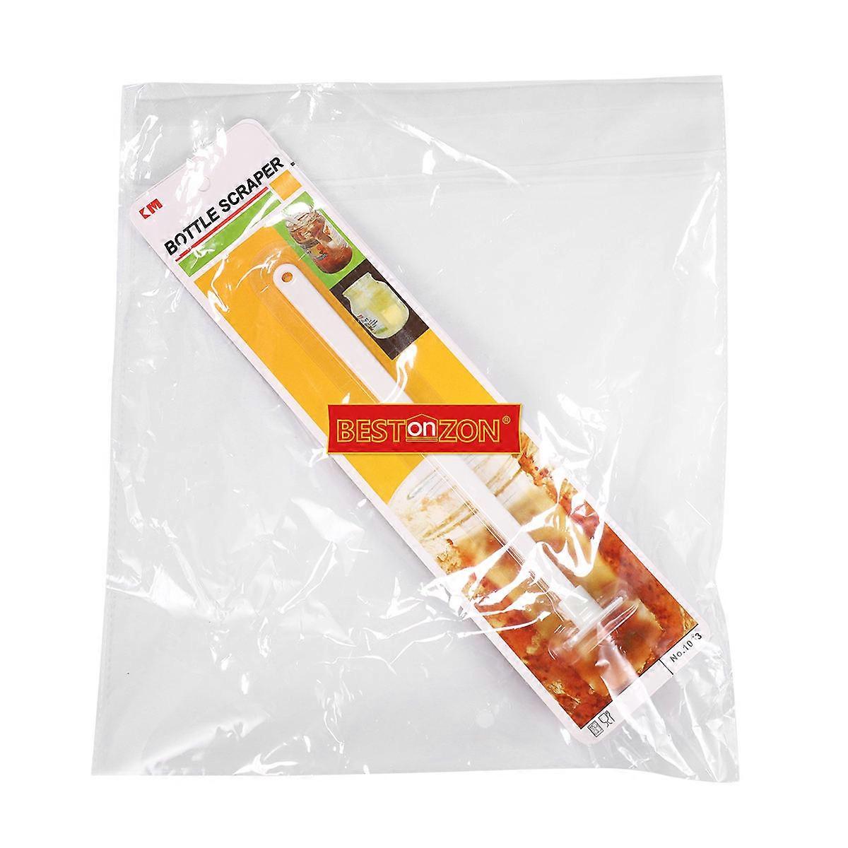 Spatula Bestonzon for Kitchen Use 2Pcs White Long Bottle Tool