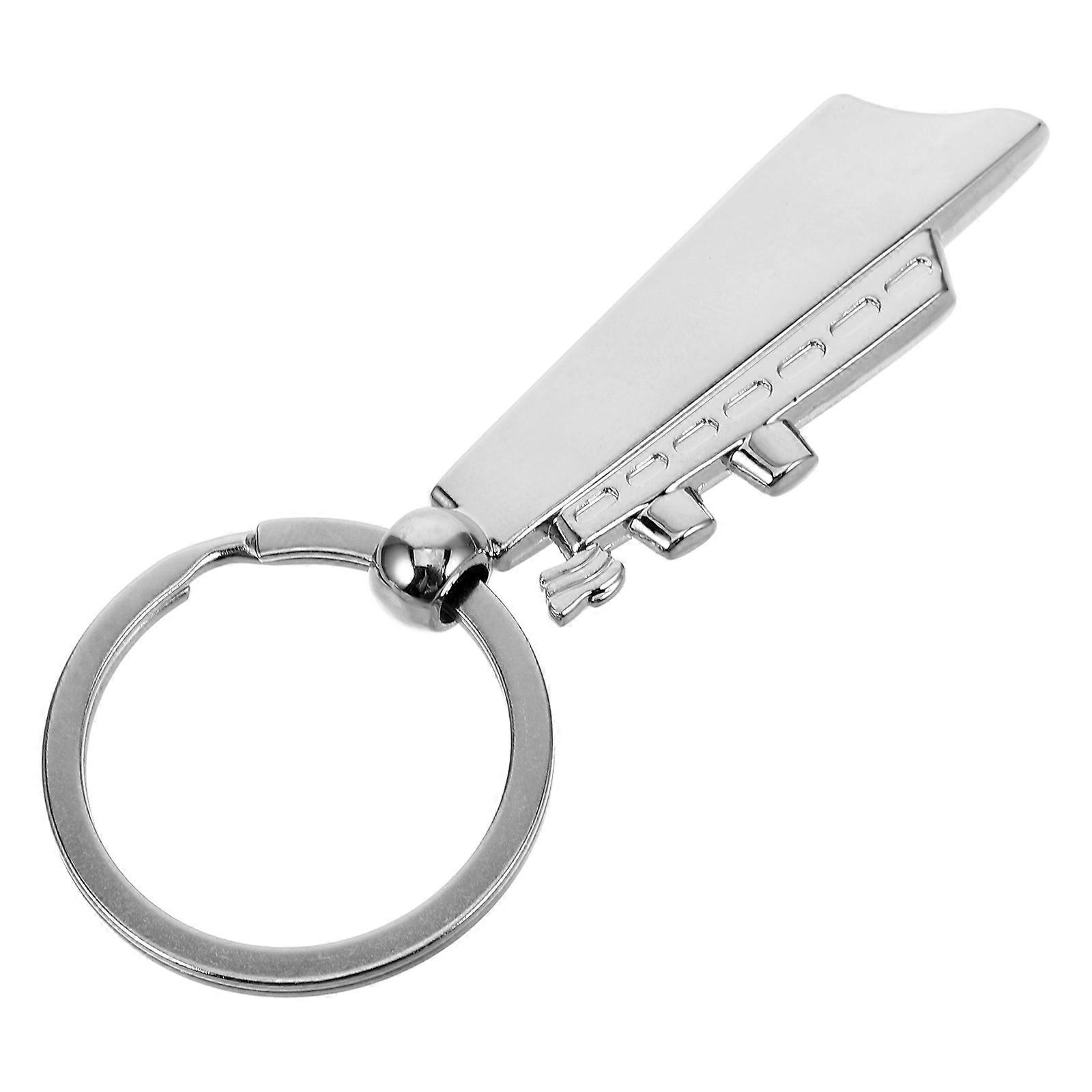 Bottle Opener Keychain Metal Boat Shaped for Practical Use 4Pcs Set