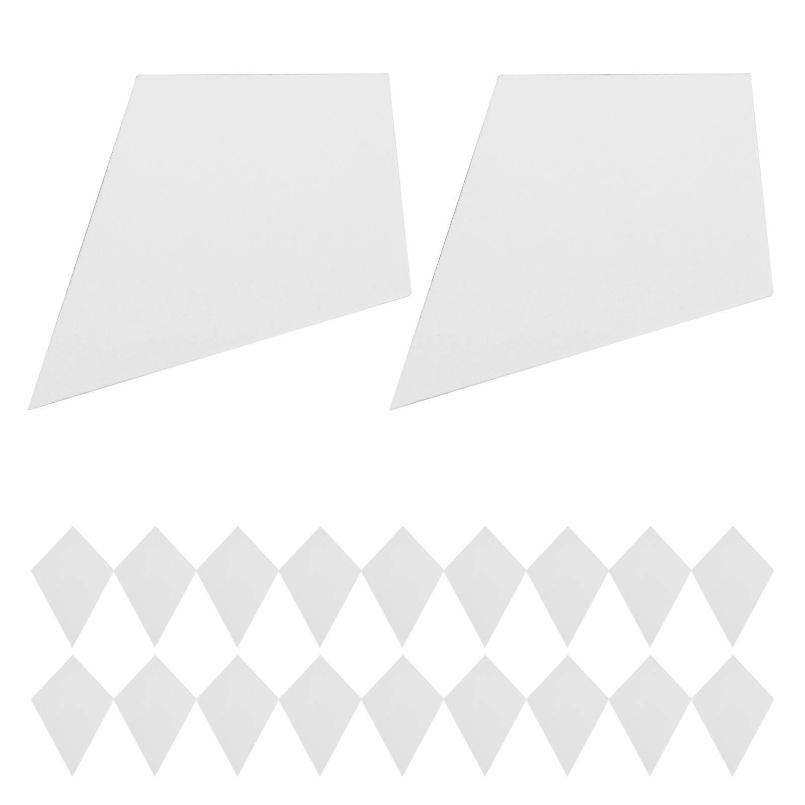 Quilting Paper Mold White Color For Diy Projects Clothes Making Beginners 100Pcs