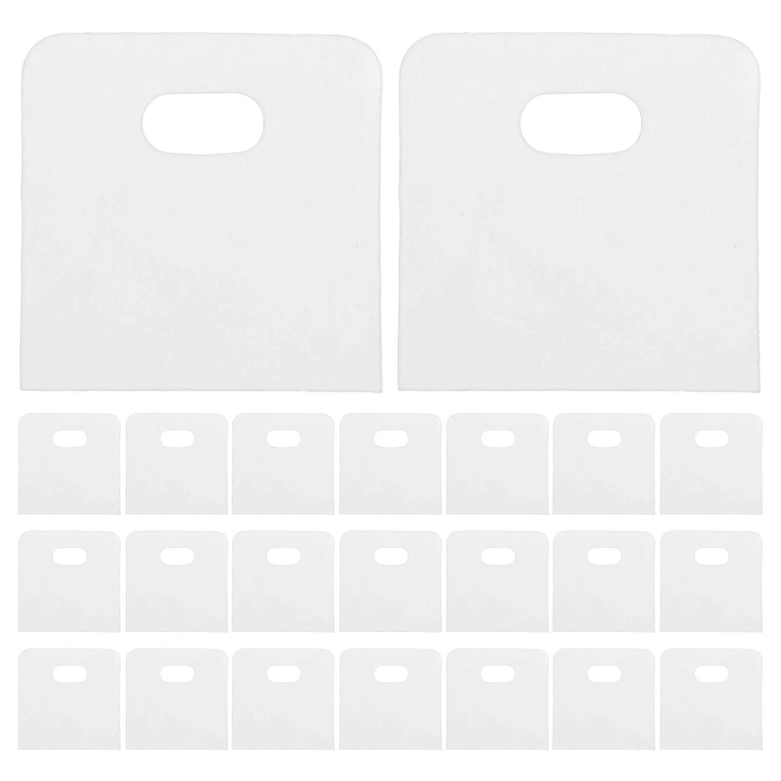 Vertical Blind Parts Vane Repair Tabs For Office Use Square Shape Plastic Material Blind Fixer Tabs Diy Fixing 100Pack