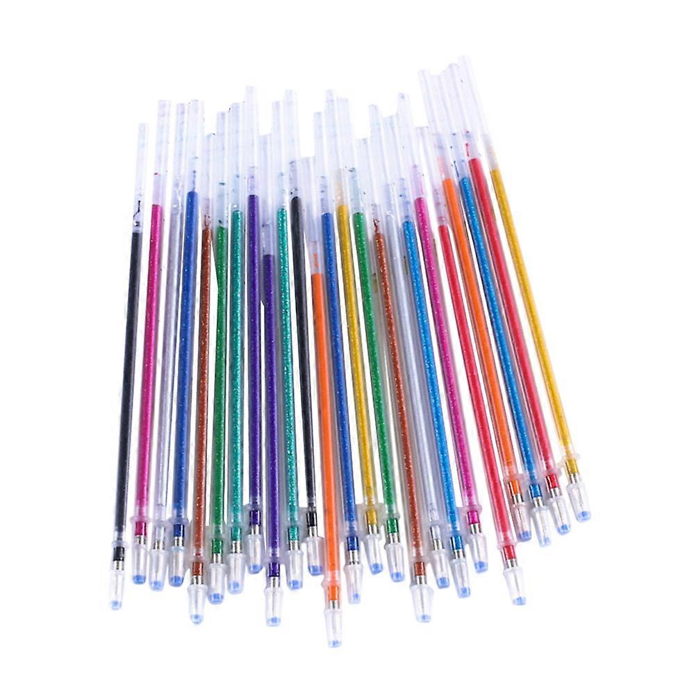 Glitter Pen Refills Plastic Pen Replacement for Writing Use 500Pcs Set