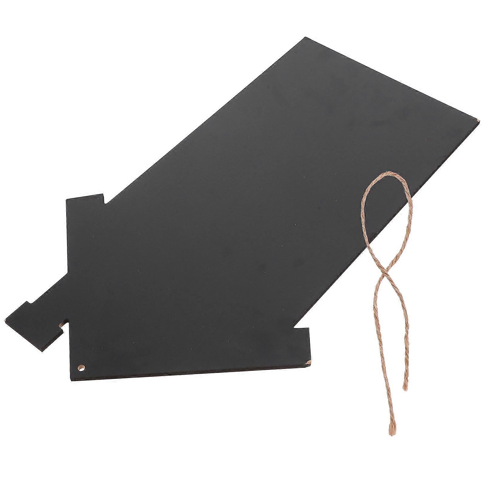 Rustic Style Chalkboard Pendant 3Pcs Message Board Perfect For Home Decoration And Gift Giving With Material
