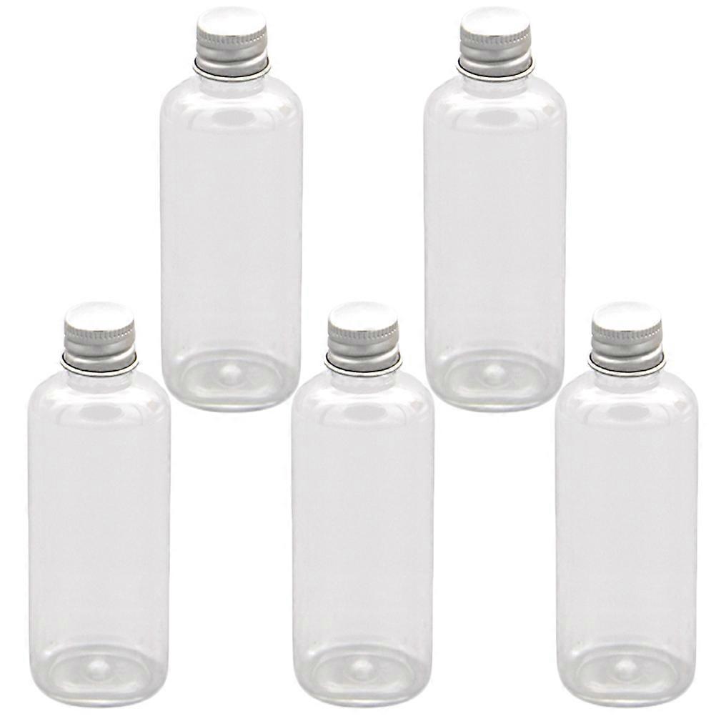 Plastic Empty Bottle for Lotion Refill with Aluminium Cover 30Pcs