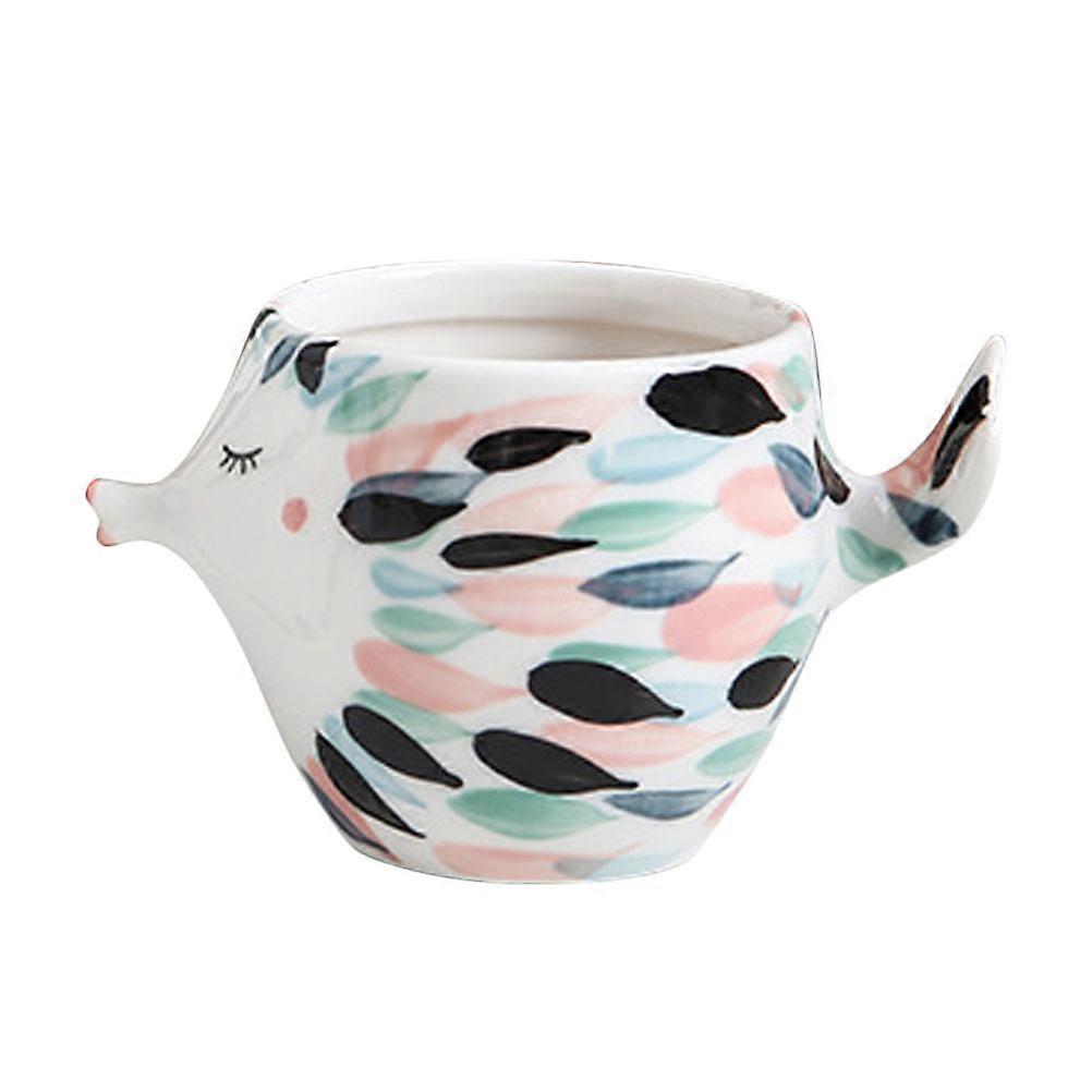 Elegant Design Ceramic Teacup Hot and Cold Drinks 10x6cm 1Pack