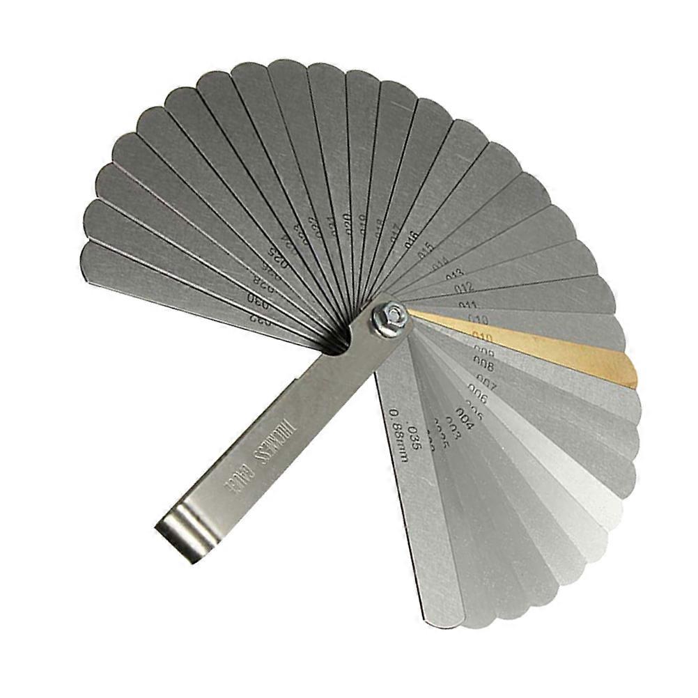 0.04-0.88mm Thickness Gauge Feeler Gauge 96 Pcs Suitable For Engineering Maintenance And Instrument Calibration With Rectangular Shape