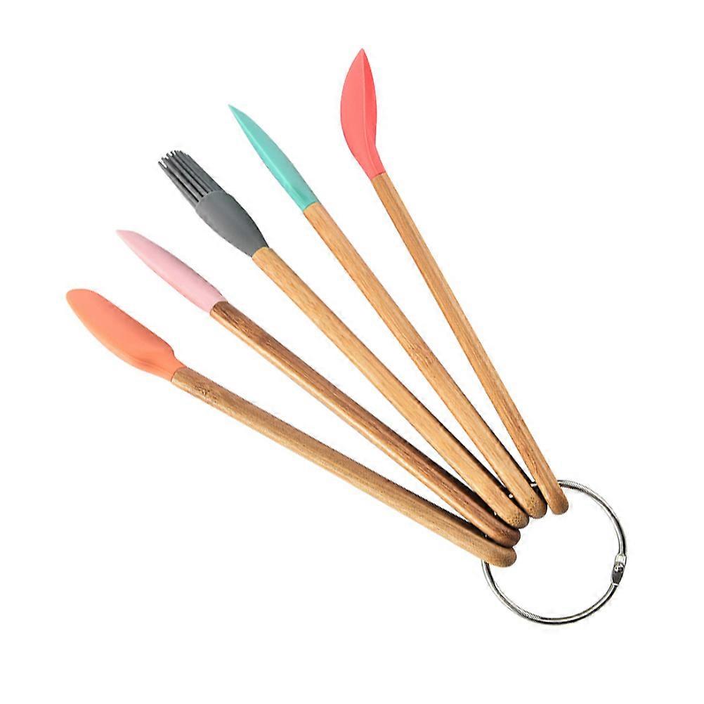 Silicone Baking Tool Kids Cooking Kit for 10Pcs Assorted Colors