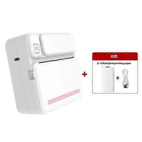 C19 Pink Portable Thermal Printer (With Printing Paper Roll)