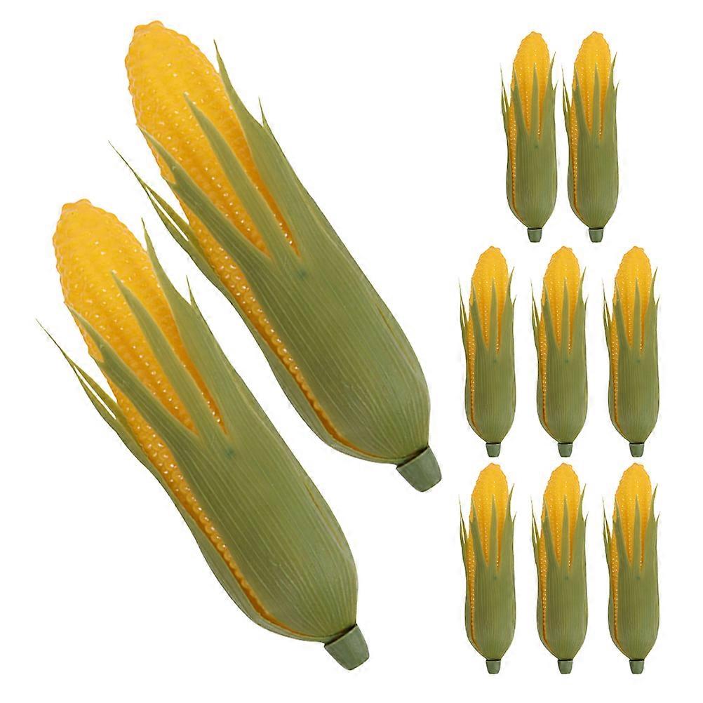 Lifelike Corn Artificial Vegetable Model for Display 20Pcs Plastic Food Prop