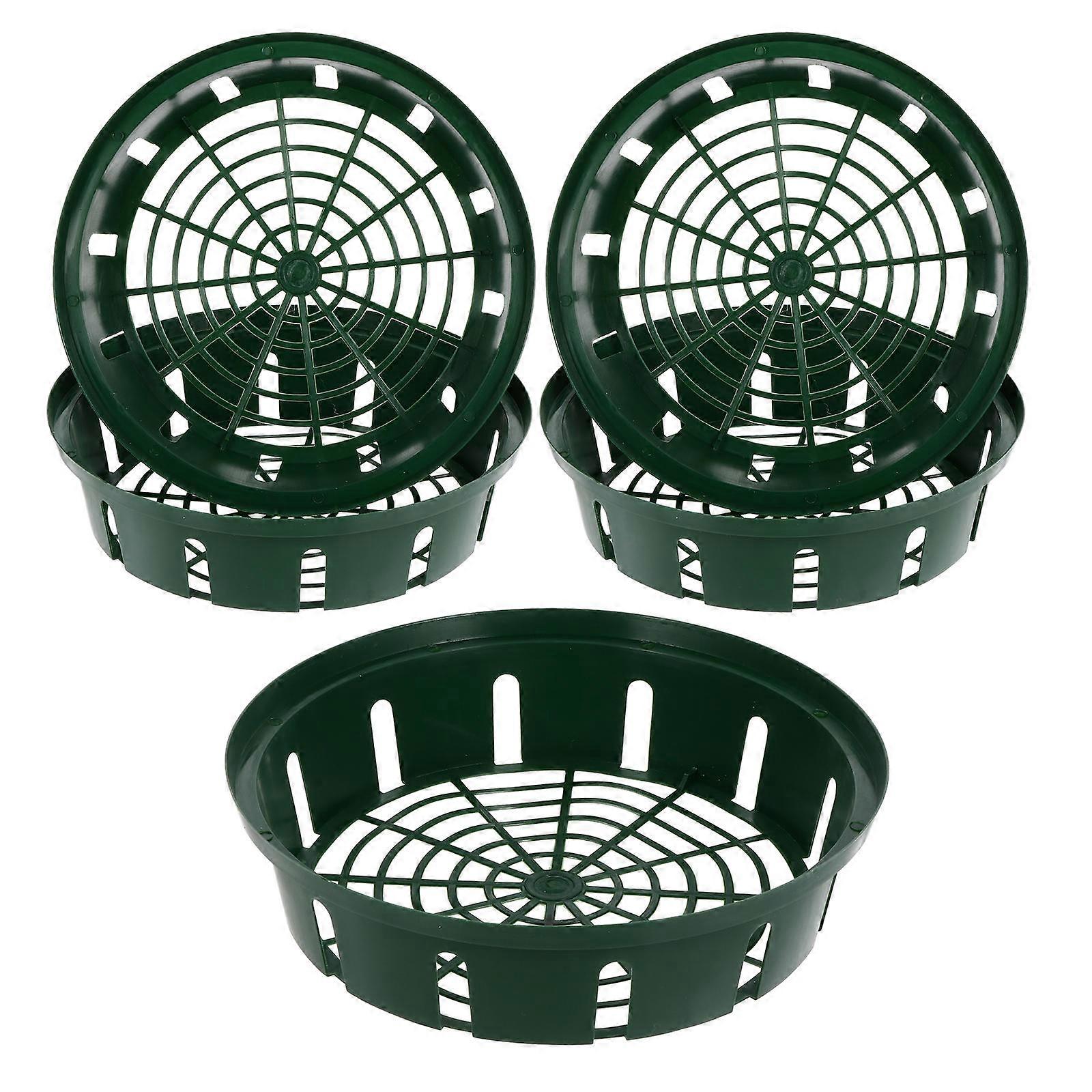 Nursery Cup Plastic Flower Pot Liner for Growing Plants 10Pcs