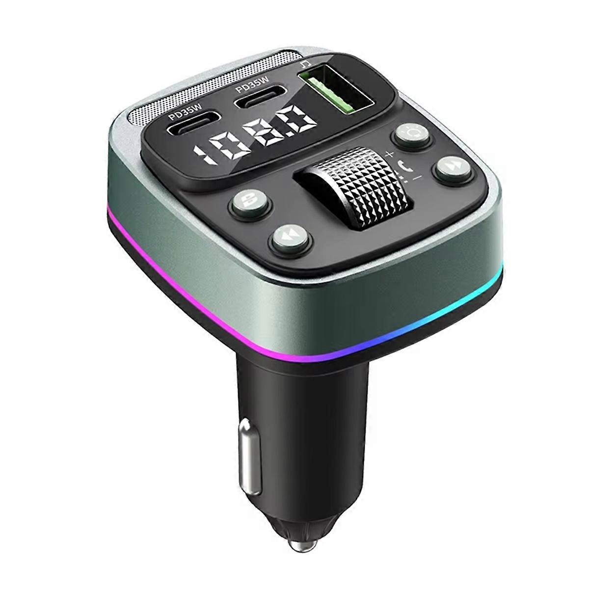 FM Transmitter Bluetooth 5.4 Car MP3 Music Player