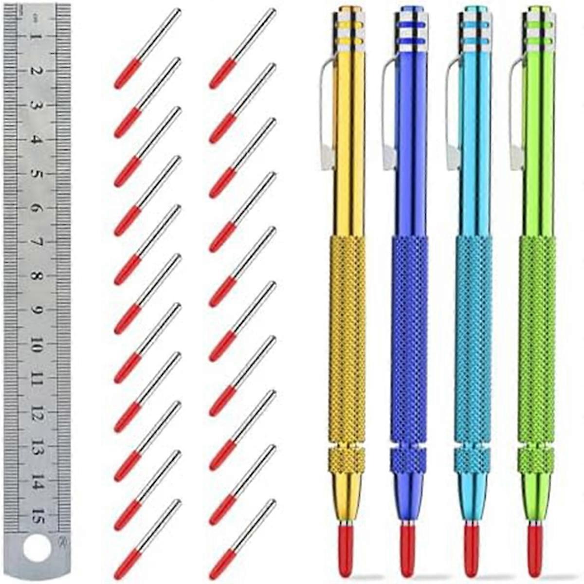 Color Tungsten Carbide Scriber with Magnet,A Rule B